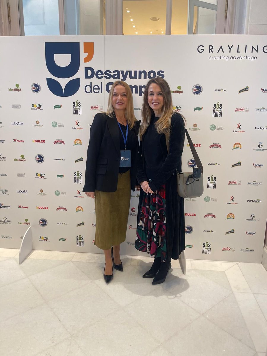 Asistimos al evento 'Desayunos del Campo', cita referente en España para el medio rural. Patrocinan <a href="/SOS_Rural/">SOS RURAL</a> y <a href="/crccar/">C.R. Campo Cartagena</a> 

Los <a href="/Registrador_es/">Registradores de España</a> tenemos un compromiso inexcusable con la España despoblada, nuestra función ayuda a cohesionar territorios #Vertebración #MundoRural