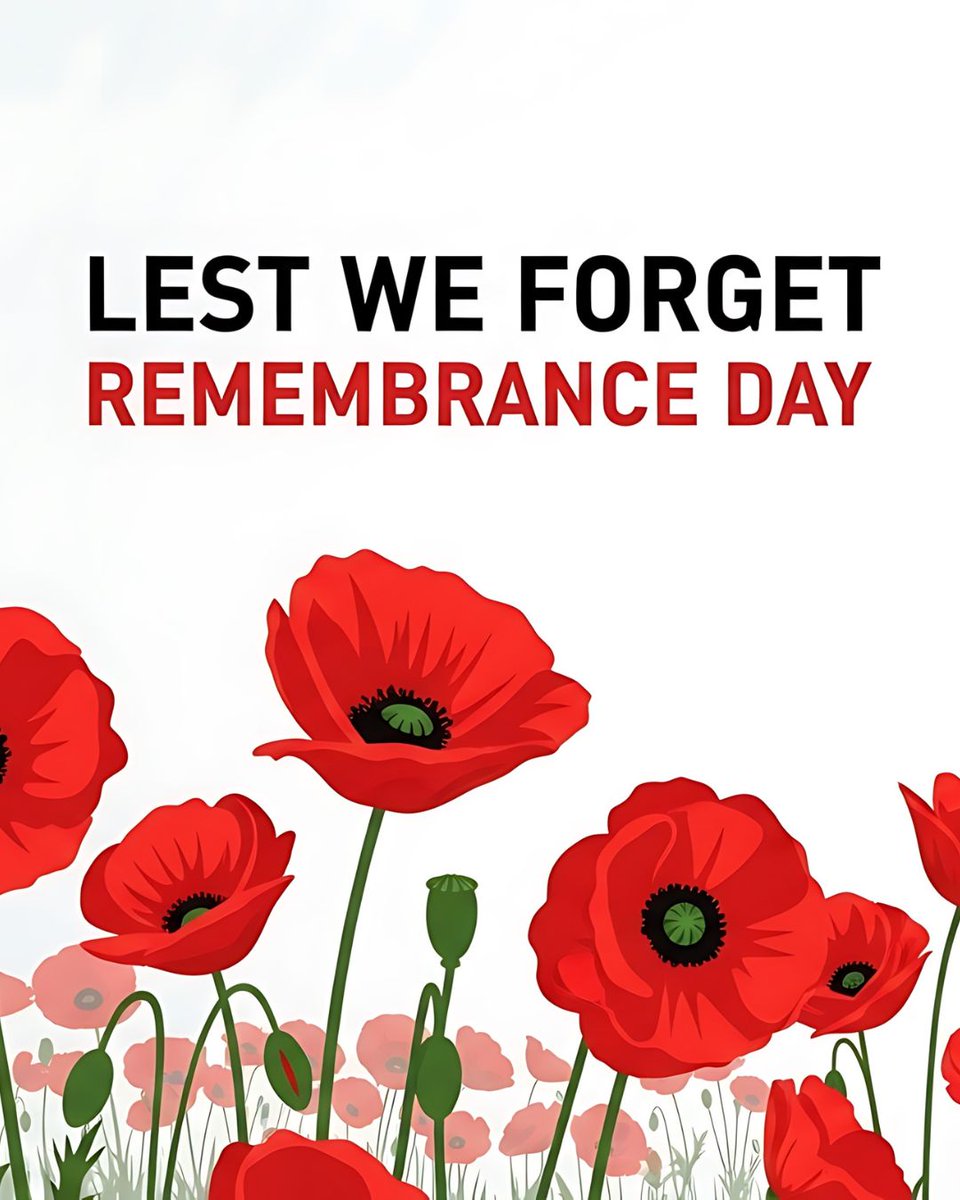 InvolveVC's tweet image. They shall grow old, as we that are left grow old: 
Age shall not weary them, nor the years condemn. 
At the going down of the sun and in the morning, 
We will remember them. 

#lestweforget🌹
#remembranceday