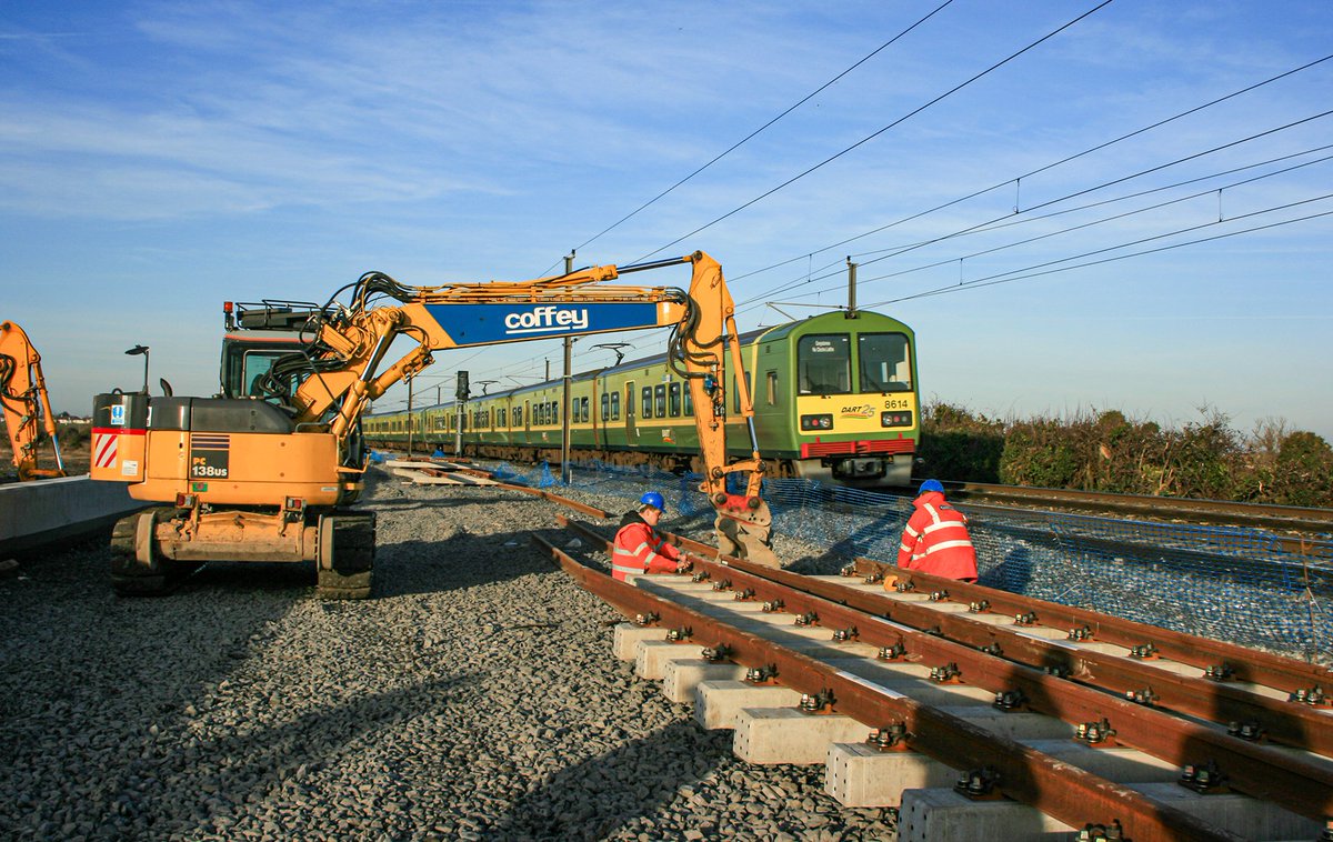 CoffeyGroup's tweet image. A look back at Clongriffin Station: @CoffeyGroup  widened 700m of rail embankment for @IrishRail, boosting capacity with zero disruption. Smarter design cut 6,000t of fill &amp;amp; 1,500 HGVs. Innovation delivered, sustainably.
#Coffey #RailEngineering #CivilEngineering