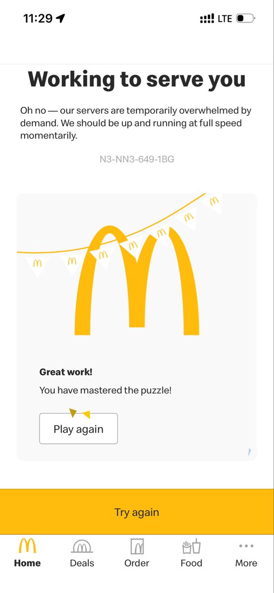 ____MLU____'s tweet image. At least I did get a congratulations 🤣Mxm!….@McDonalds_SA you are not serious!