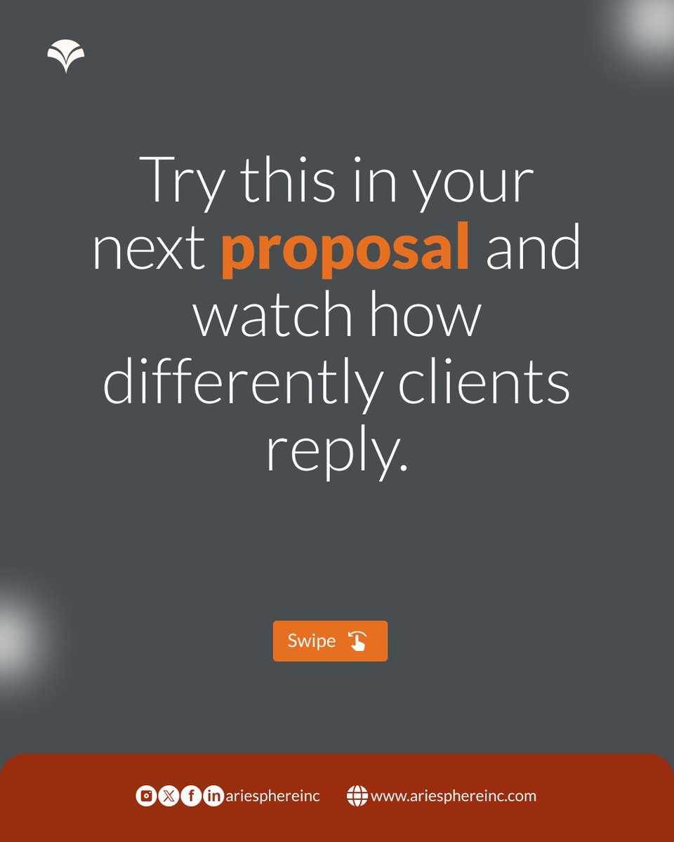 ariesphereinc's tweet image. If your proposals aren’t landing, we’ve hacked how to get 100+ freelancers from silent to “booked.”

Check the link in the comments to get our Upwork Proposal Rewrite Service, turn your next pitch into one that actually gets replies.

#ariesphereinc #UpworkTips #FreelanceGrowth…