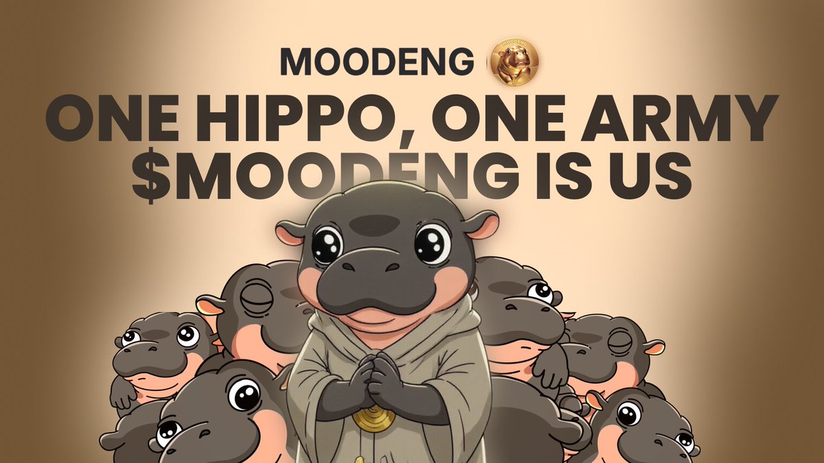 Wake-up call $MOODENG is still kicking on Ethereum
Don't believe the FUD, the community is strong, and the project is building momentum
<a href="/ethmoodengfan/">Moo Deng Supporters</a> x <a href="/PlortalAI/">Plortal</a>