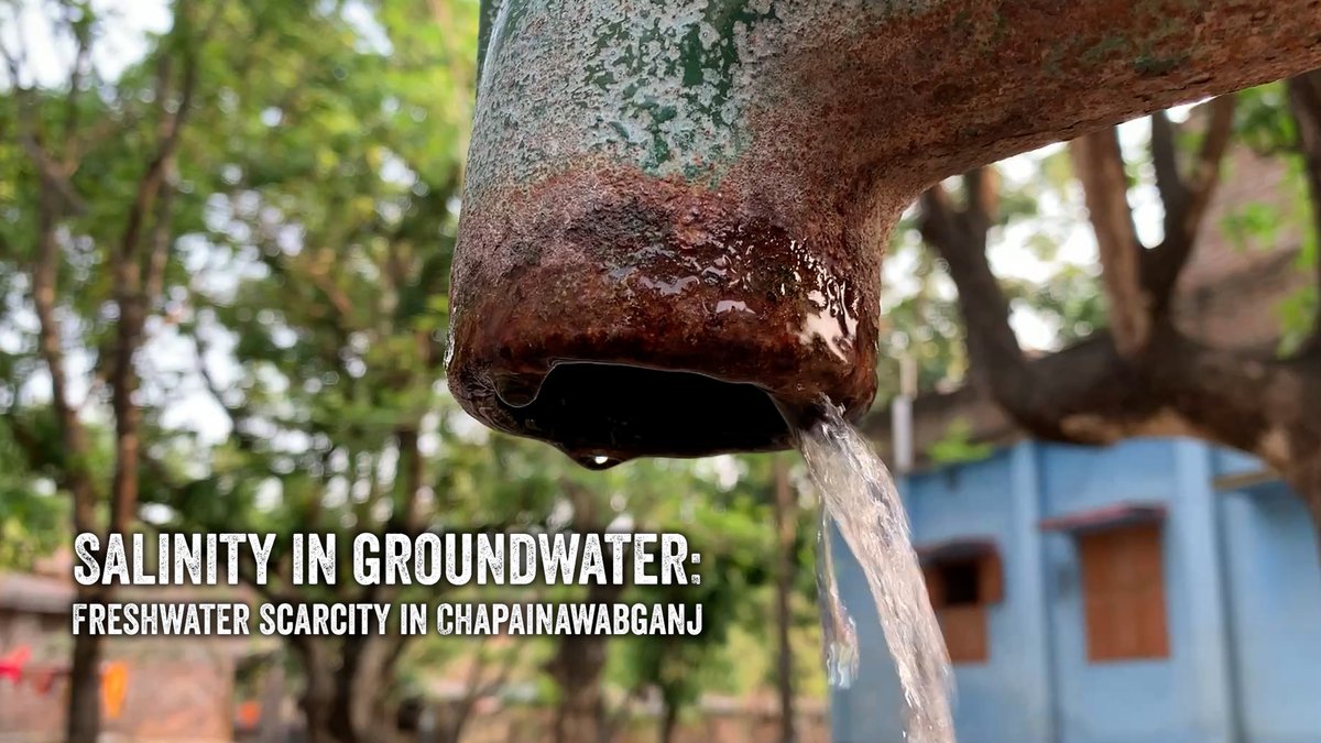 BRACworld's tweet image. Saltwater intrusion is often seen in Bangladesh’s coastal districts. But in Chapainawabganj, nearly 500 kilometres from the coast, salt has been found in groundwater, making freshwater scarce. What is driving this unexpected change? 
Watch now: youtu.be/7tteCG4L_OQ?si…
#COP30…