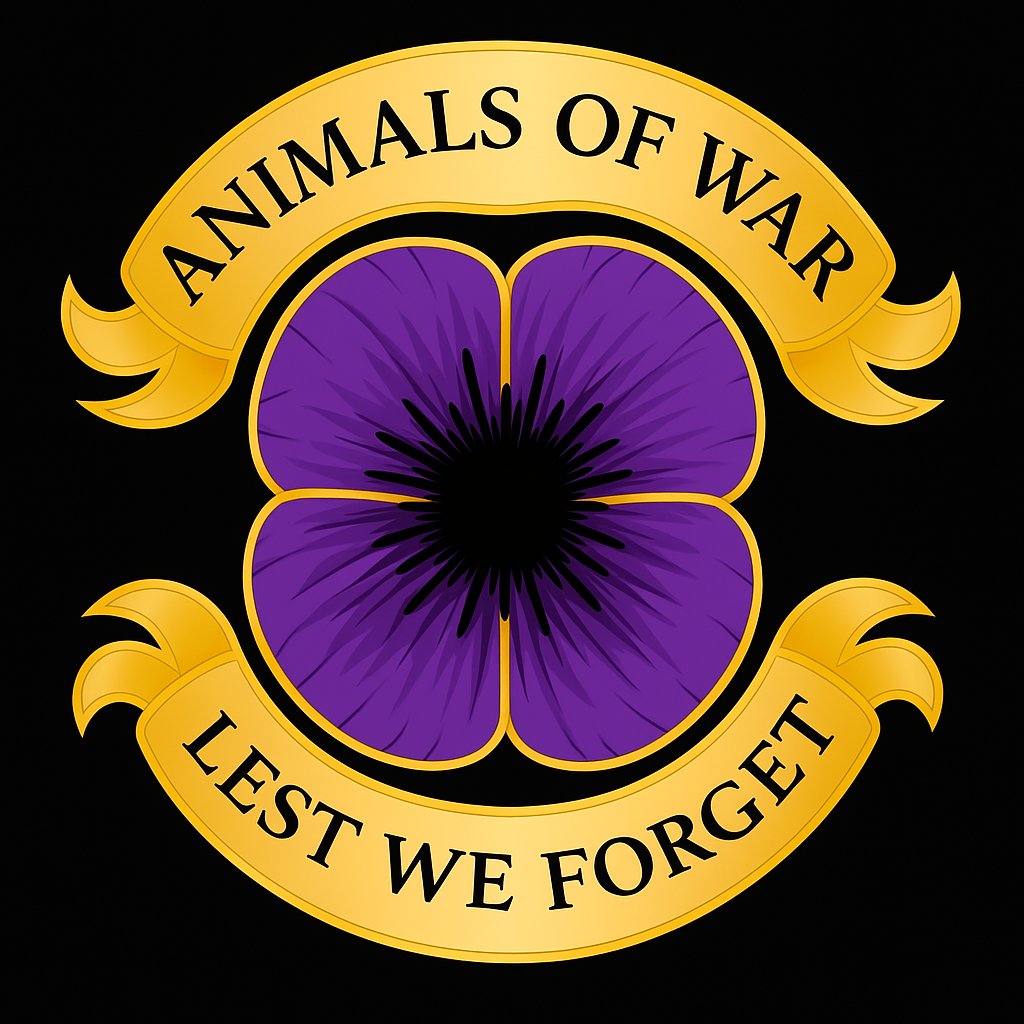 darren_privvxo's tweet image. For every hoof, paw, and wing that served.💜
#PurplePoppy #AnimalsOfWar #SilentSacrifice #LestWeForget