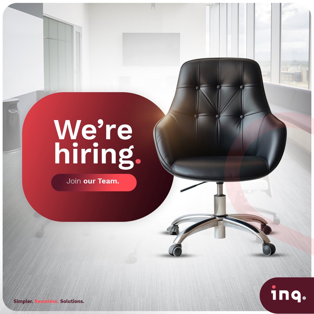 inq_Edge's tweet image. We’re Hiring! Executive Team Assistant
 
📍 Bryanston, Johannesburg, Gauteng
 
We’re looking for a highly organised, proactive, and discreet Executive Team Assistant to support our executive leadership team.

To apply, email your CV to: cv@inq.inc
 
#Hiring #ExecutiveAssistant