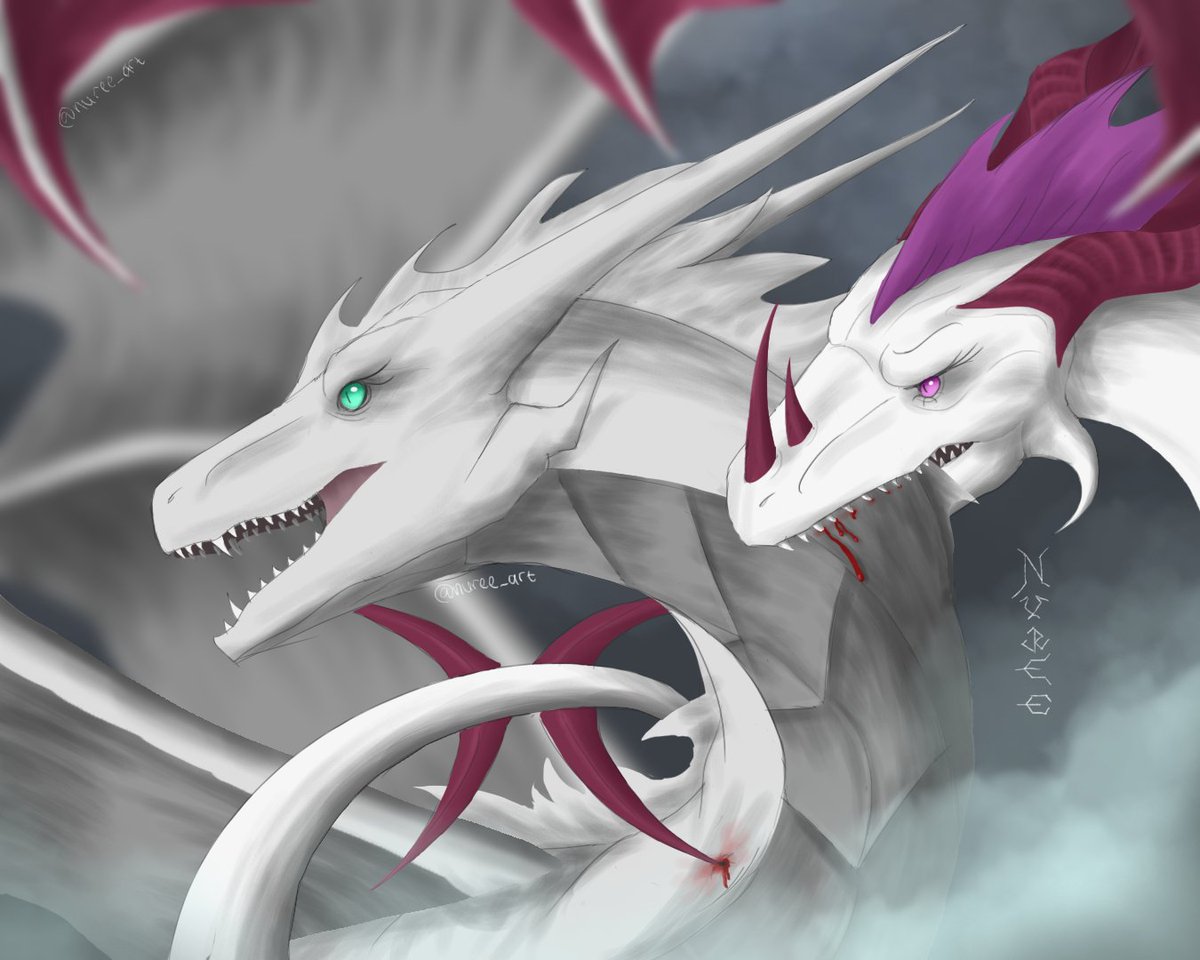 nureevah_'s tweet photo. old artworks from 2021 #dragon #originalcharacters #digitalart #dragonartist https://t.co/SSWloa8nuj