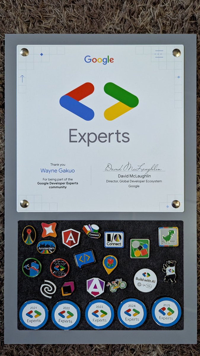 wayne_gakuo's tweet image. Celebrating 4 years as a Google Developer Expert for Angular and it&apos;s been an amazing journey.

We keep empowering. We keep learning ⚡