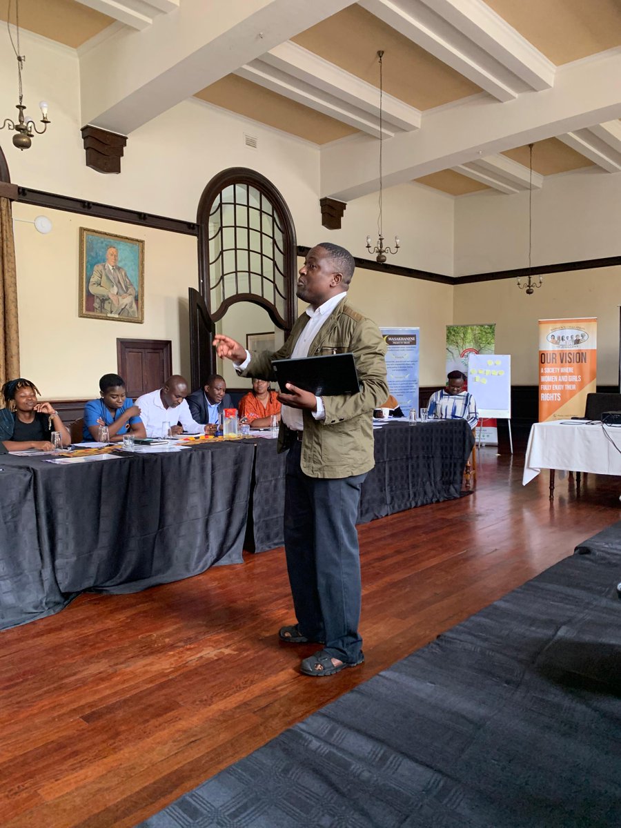 WCOZIMBABWE's tweet photo. The Male Engagement Program, supported by @trocaire, was a powerful success yesterday. We broke down barriers and witnessed men stepping #FromBystanderToAlly!
Highlights:
- In-depth Reality Check on barriers to women’s leadership.
- The Male Ally Pledge was crafted and signed! https://t.co/19FqnRwMNu