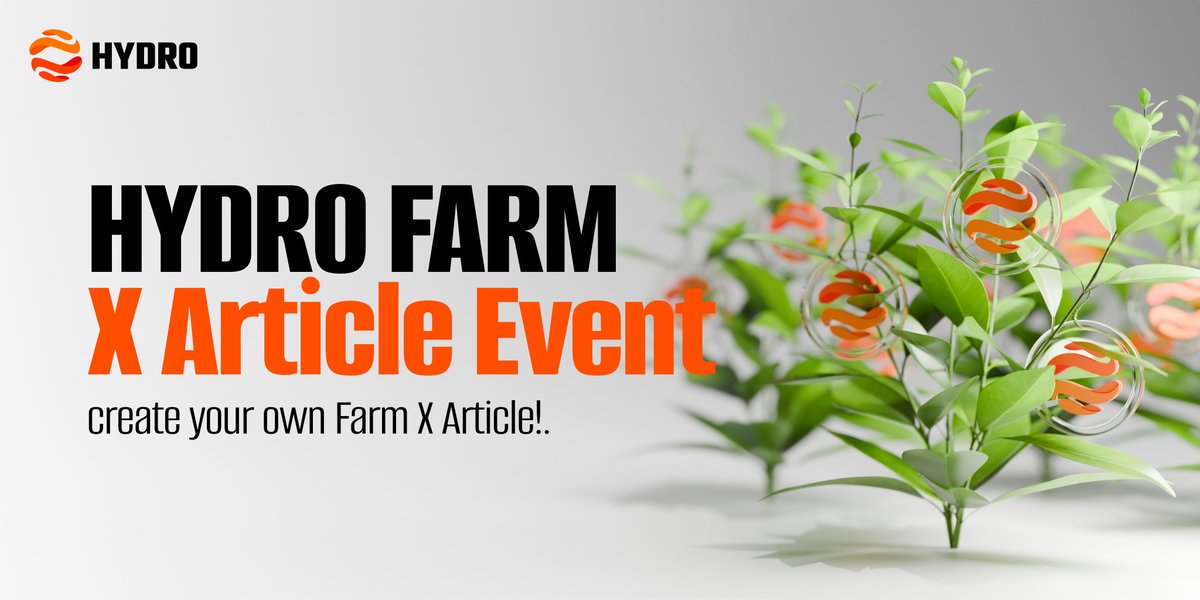 hydro_fi's tweet photo. Farm X Article Event, Only 3 Days Left!
Don’t miss your chance to get $INJ and share your farming insights! 🌱
Submit your post on X and upload it to https://t.co/5zTYVhznap