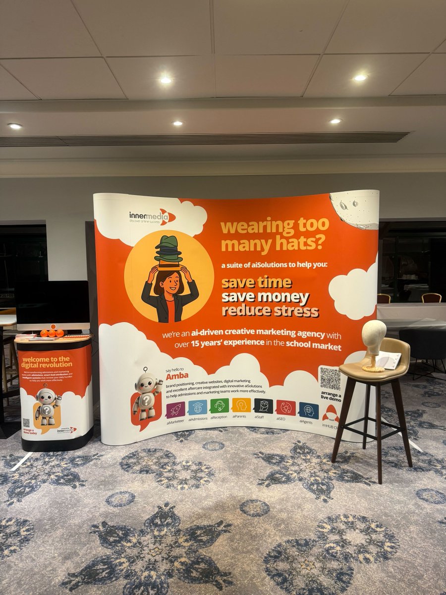 If you are at <a href="/isaschools/">The Independent Schools Association (ISA)</a> conference today come over to say hi and find out if your aiReady 👋 👨‍💻 

Let us help reduce your marketing stress with a chance to win a luxury spa weekend for 2 💆#ISAConference #AIReady #SchoolsConference