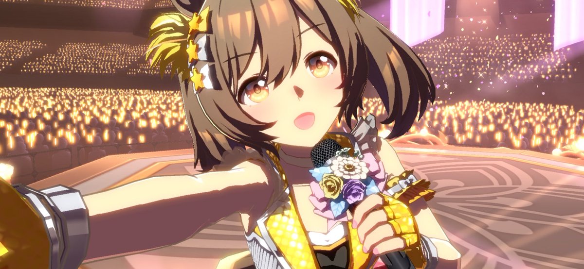 medaka_ikuyo's tweet image. #ウマ娘スクショ写真部 
#スマートファルコン 
#SmartFalcon 

キラっキラのファル子をどーん📦