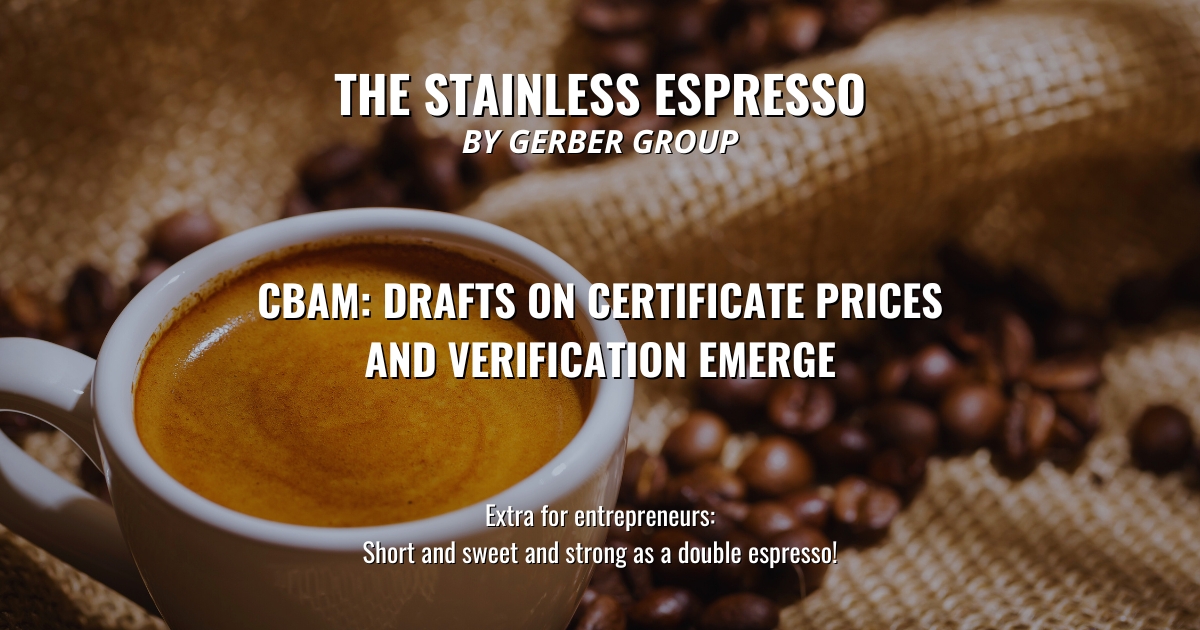 SteelnewsB's tweet image. CBAM: Drafts on Certificate Prices and Verification Emerge – Stainless Espresso 
Learn more:  steelnews.biz/cbam-drafts-ce…  

#steelmarket #steel #steelnews #stainlessespresso #stainlesssteel #tariffs #germany #eu #cbam #aluminum