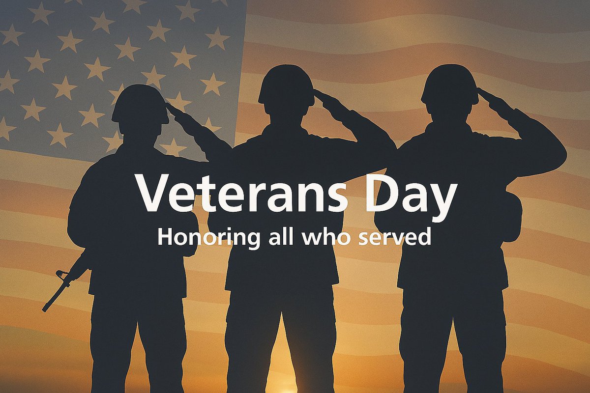 Honoring all who served today. We’re proud to recognize our own veterans, Derek, Jason, and Joseph, for their courage and sacrifice. Thank you! #VeteransDay #ThankYouVeterans #3DP