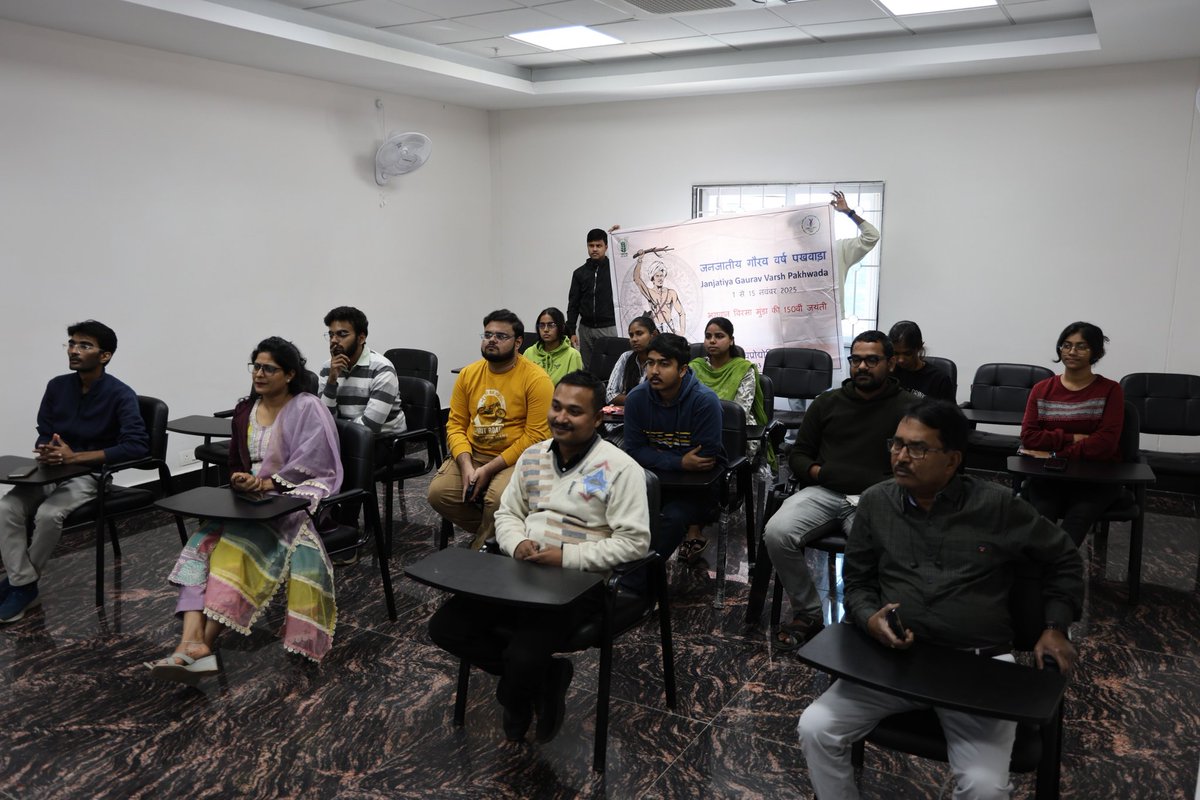 Day 11 | Janjatiya Gaurav Diwas 2025: ICAR–IIAB, Ranchi organized a session on “Educational Initiatives on Tribal Freedom Fighters” to honour tribal heroes and their role in India’s freedom struggle.  #JanjatiyaGauravDiwas #TribalHeritage #BirsaMunda #ICAR