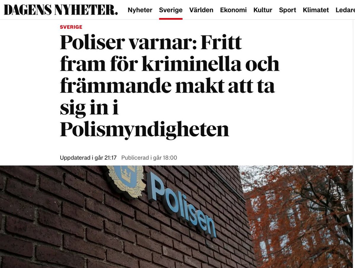 Polisen får inte söka på anställda i egna register för att motverka infiltration 

De mest laglydiga, de legala vapenägarna, kontrolleras varje dag året runt

Det visar Regeringens och Polisens syn på vapenägarna och hur verklighetsfrånvänt Sverige verkligen är

#SwedishGunLobby
