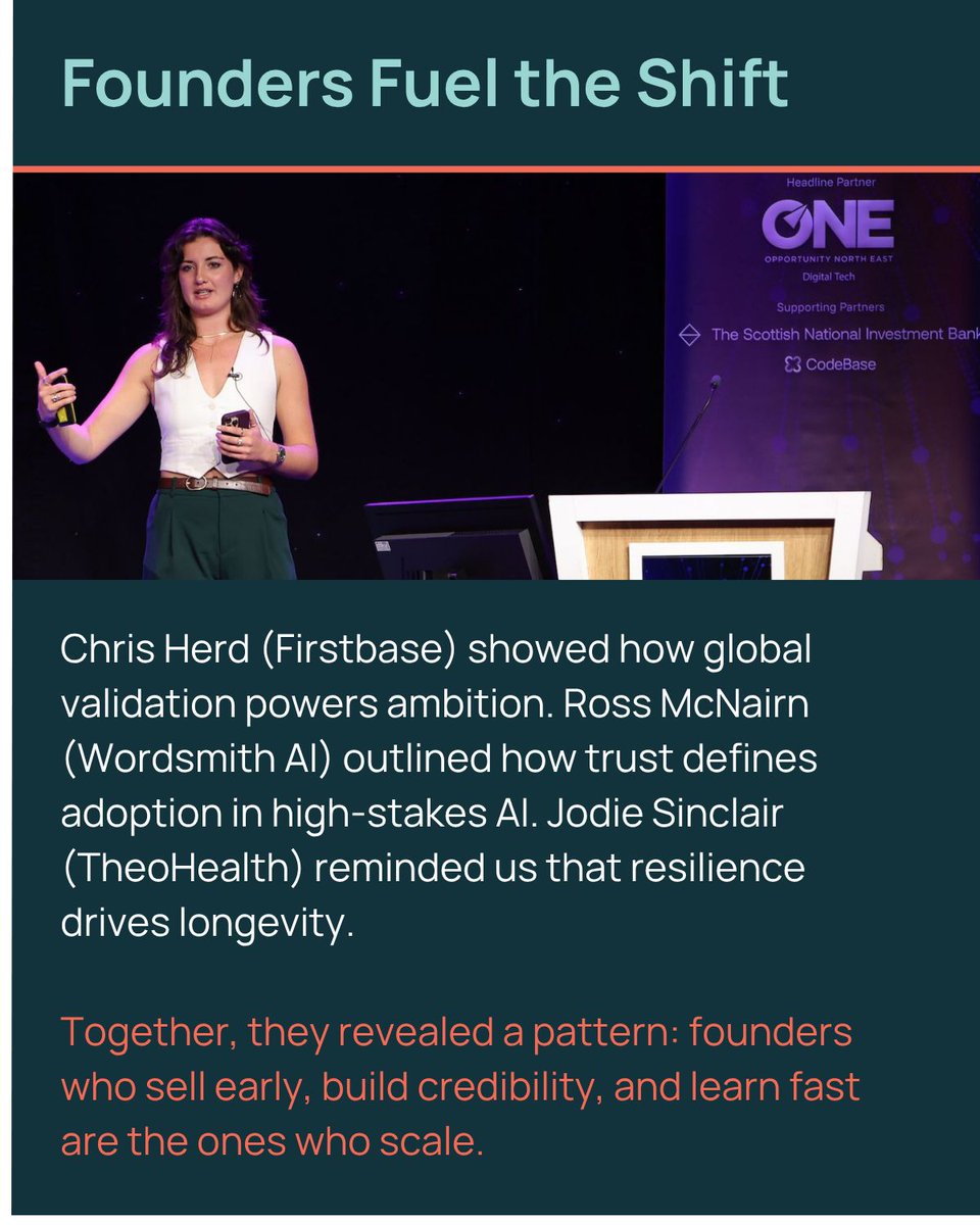 CodeBaseTech's tweet image. From ecosystem growth to founder resilience, The Future of Digital Tech Summit in Aberdeen spotlighted how Scotland’s tech scene is moving from potential to performance. Key takeaways and insights from the day’s panels are in our latest blog: thisiscodebase.com/resources/how-…