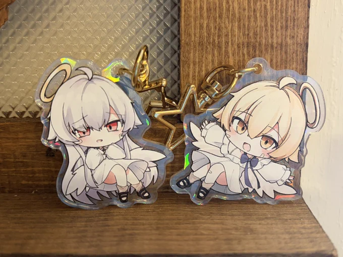 アクキーとレンズクリーナーです