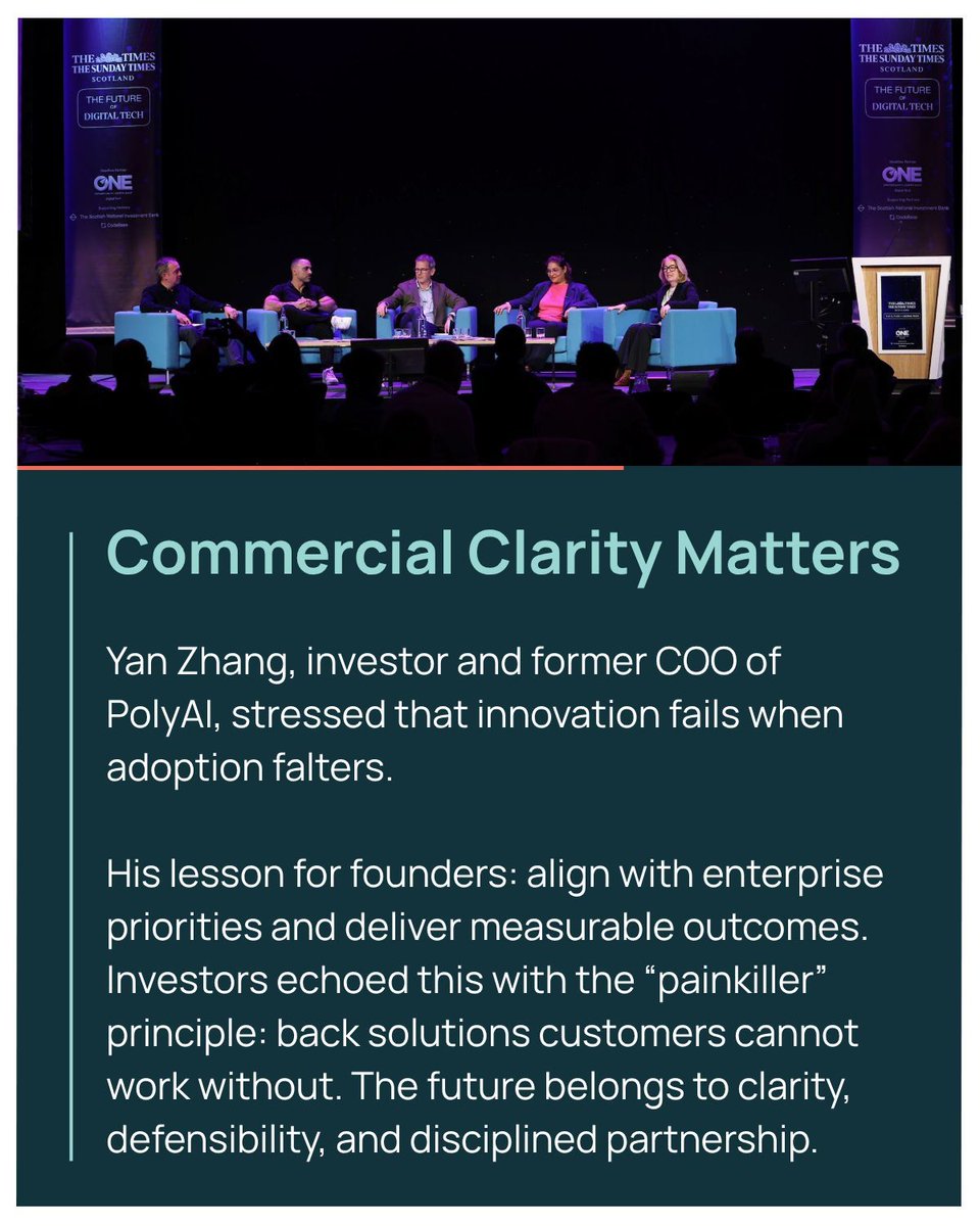 CodeBaseTech's tweet image. From ecosystem growth to founder resilience, The Future of Digital Tech Summit in Aberdeen spotlighted how Scotland’s tech scene is moving from potential to performance. Key takeaways and insights from the day’s panels are in our latest blog: thisiscodebase.com/resources/how-…