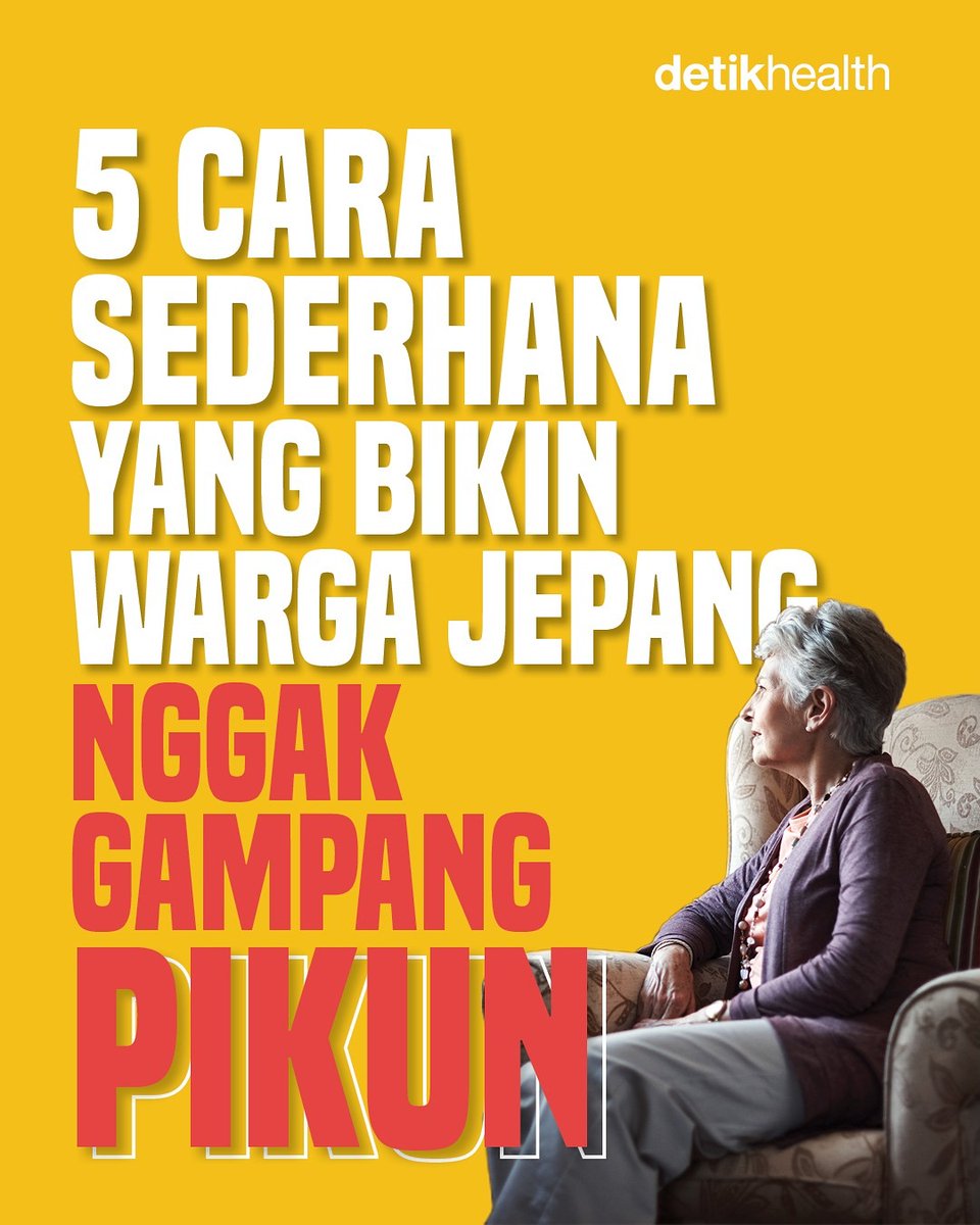 detikHealth's tweet photo. #THREAD detikers pernah lupa mengerjakan sesuatu? Tenang, ada beberapa cara yang bisa dicoba untuk mengatasinya. Salah satunya dengan lima trik ala warga Jepang ini.

Yuk lakukan bareng!biar kita nggak gampang lupa atau pikun! 💡

#Funfact #tipsantipikun #pikun #kesehatanotak #kebiasaansehatjepang #detikhealth