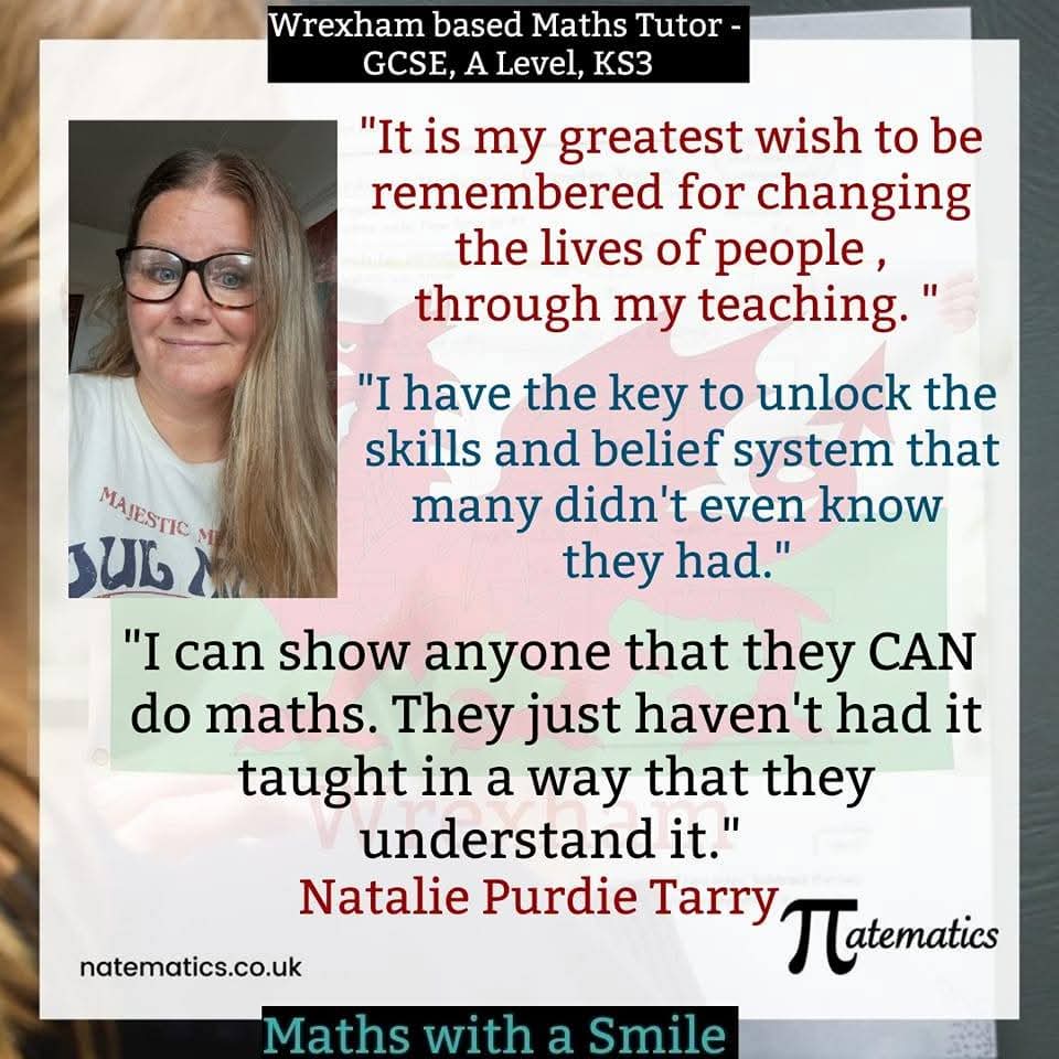 Natematics's tweet image. Maths doesn&apos;t have to be with a frown.
It&apos;s my mission to get this message out to as many people as I can. 
It&apos;s my passion.
It&apos;s my drive. 

In all areas of life I believe in being a light; to ignite that light inside others. 
#tuesdaymotivations #Wrexham #mathstutor #inspired