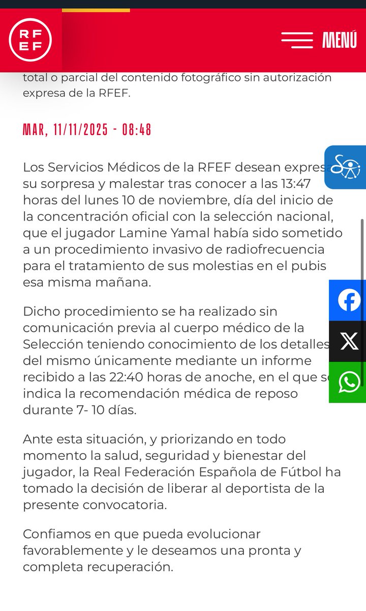 Sigue la guerra fría entre Selección y el Barça. Y en medio, el mayor talento del país, al que se está mareando y maltratando. 

Y en año de Mundial.