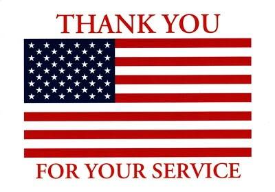 Thank you to all Veterans, for your service and for protecting our freedoms.