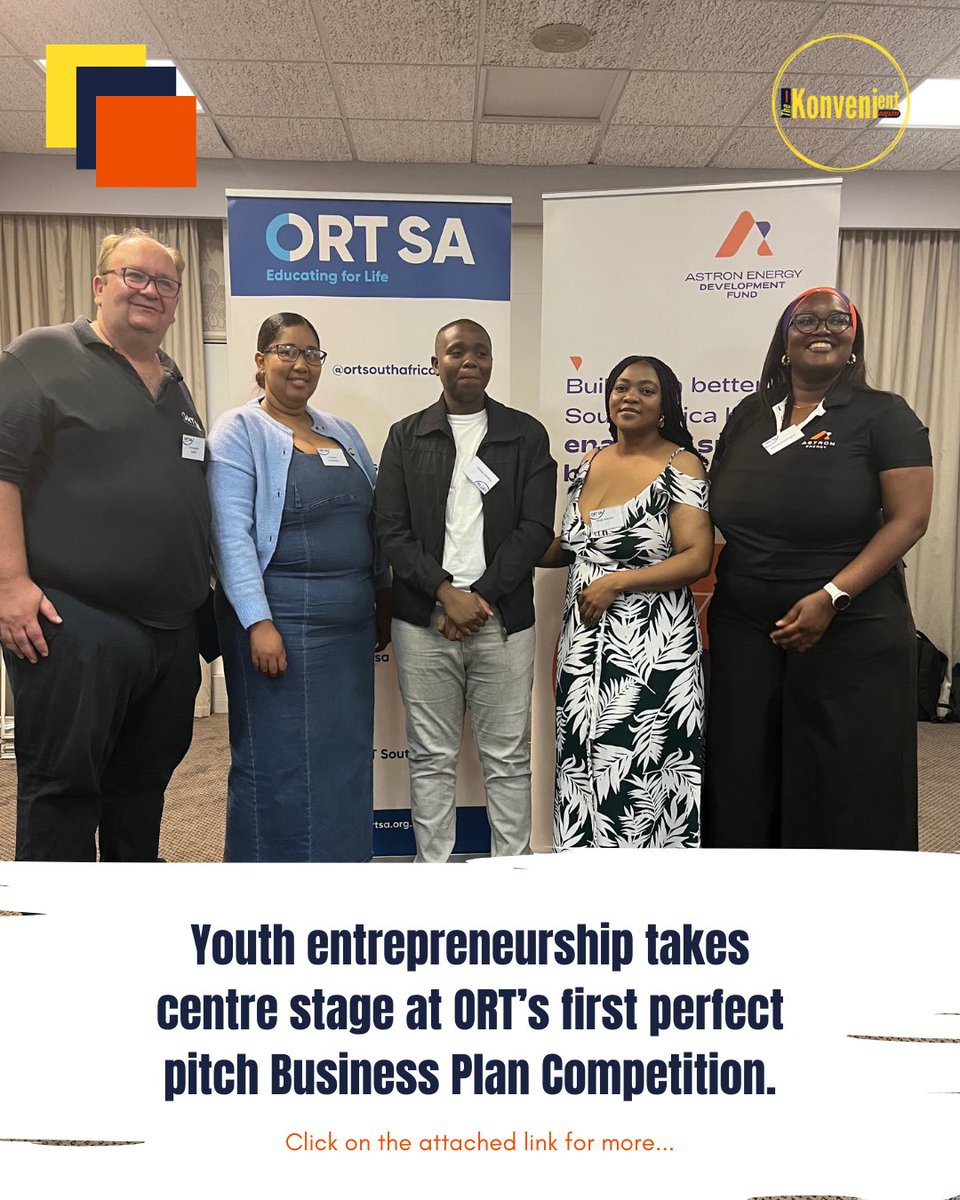 BUSINESS EVENTS | “Over the past three months, we’ve successfully launched our very first New Venture Creation program in the Eastern Cape, specifically in Port Elizabeth.” - Chris from ORT South Africa

More here: konvenientmag.com/post/youth-ent…