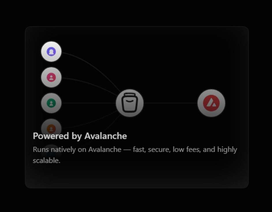 Everything happens here on <a href="/avax/">Avalanche🔺</a>  fast, secure, and with low fees! Working on <a href="/pollbucket/">Pollbucket 🔺</a>’s APIs to make the experience awesome! 🚀