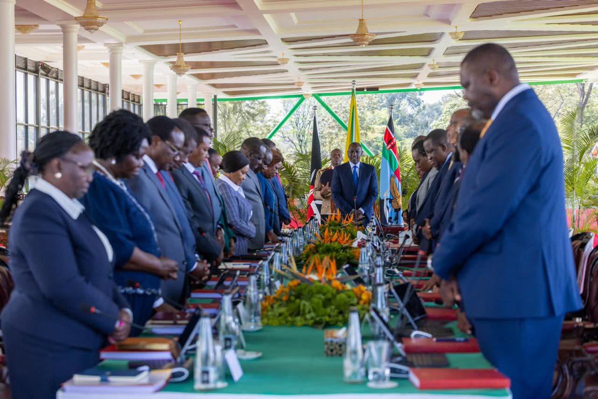 CSBeatriceMoe's tweet photo. Joined colleagues this morning for a Cabinet meeting chaired by H.E President Dr. @WilliamsRuto at State House, Nairobi. https://t.co/jWHpUuEhom