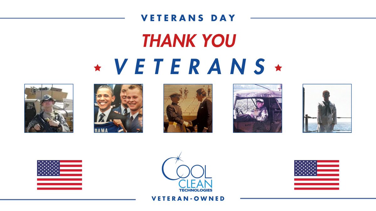 Today we honor all who’ve served.
Special thanks to our Cool Clean employees who are veterans, we’re grateful for your service.
To our customers and community members who’ve served, thank you!
Proud to be a veteran-owned company. 💙
#thankyouveterans
