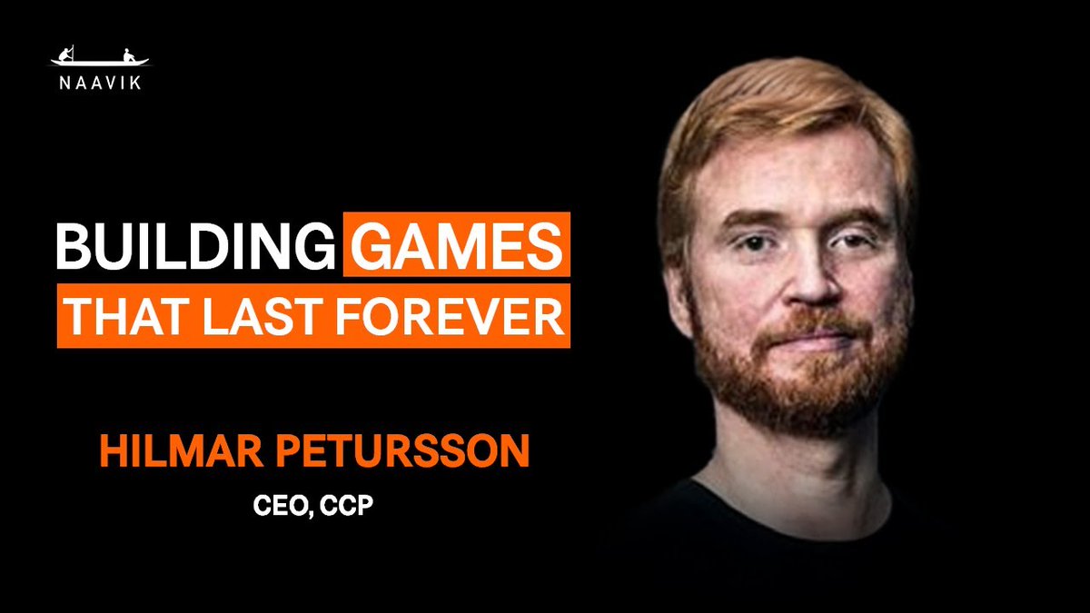 naavik_co's tweet image. Hilmar Petursson on Building Games That Last Forever

🎙️In this episode, host @takeit_eazzy, sits down with CCP Games’ CEO @HilmarVeigar  to unpack how the Icelandic studio still maintains one of gaming’s most complex live worlds.