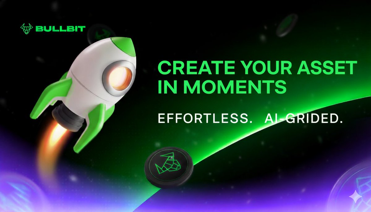 luminateweb3's tweet image. Launch Your Token in 60 Seconds with Bullbit 

No code. No hassle. Just effortless AI-powered creation.

Pick your path to build:

Create with Form: Quick setup, live in seconds

Create with AI: Let AI design your tokenomics and deploy automatically

#Bullbit