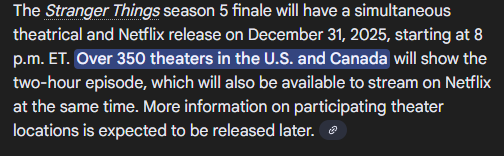 Ligertonn's tweet image. The hype around Stranger Things will be insane

The #1 show on Netflix airing their finals season later this month and will be simultaneously released in over 350 theaters in the US and Canada

This will be huge

The more popular this final season, the stranger we get here $USDT…