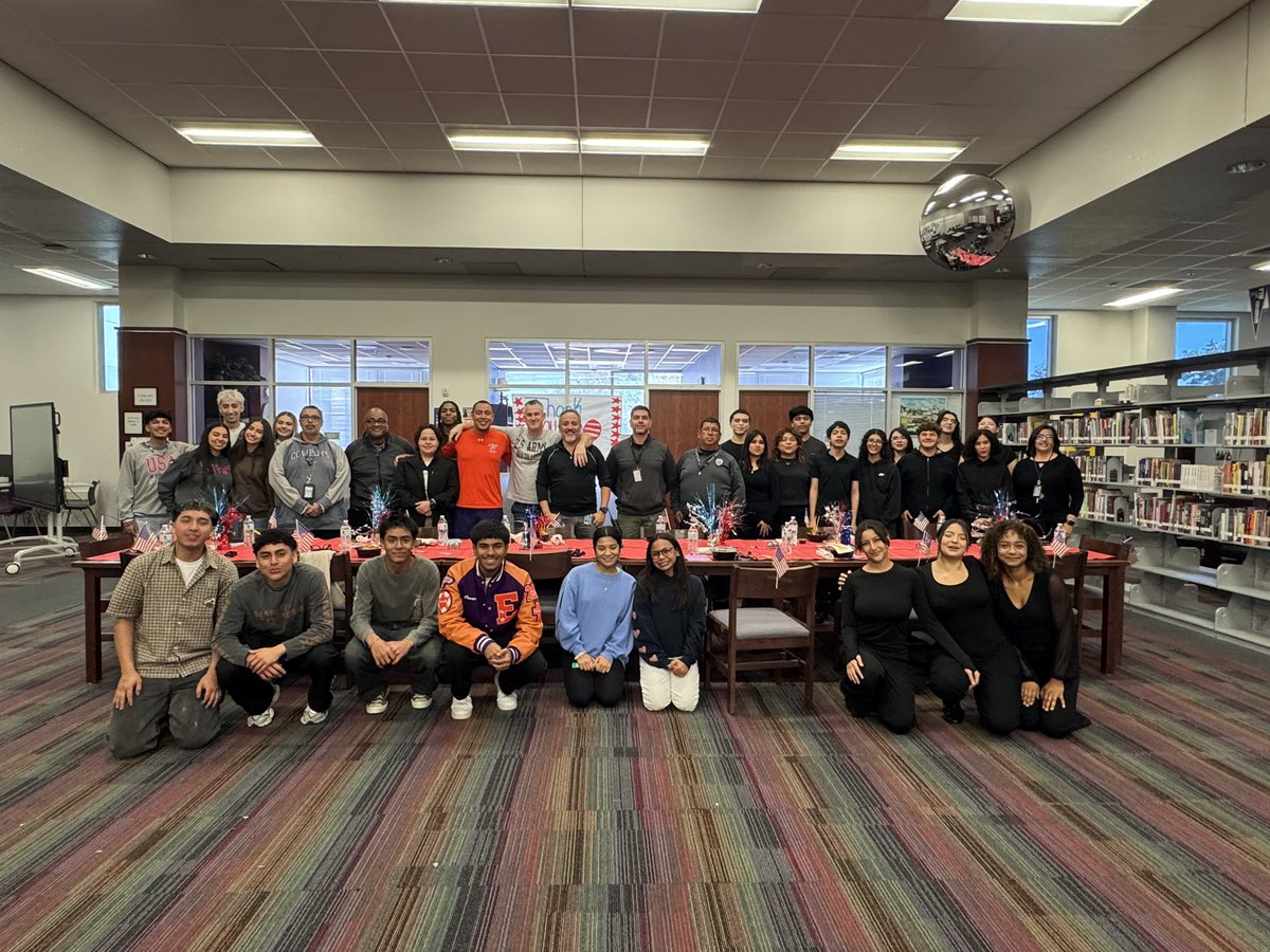 STUCO and our choir honor our Eastlake teacher Veterans with a special lunch and songs expressing our gratitude for their service. Happy Veterans Day. <a href="/Eastlake_HS/">Gilbert R . Martinez</a> <a href="/Gibbysoccer/">Gibby</a>
