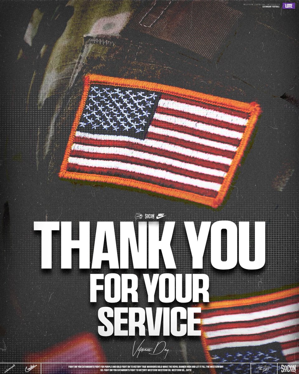 CatamountsFB's tweet photo. Home of the free, because of the brave🇺🇸

#NoExcuses » #LOTE https://t.co/Cchioem79w