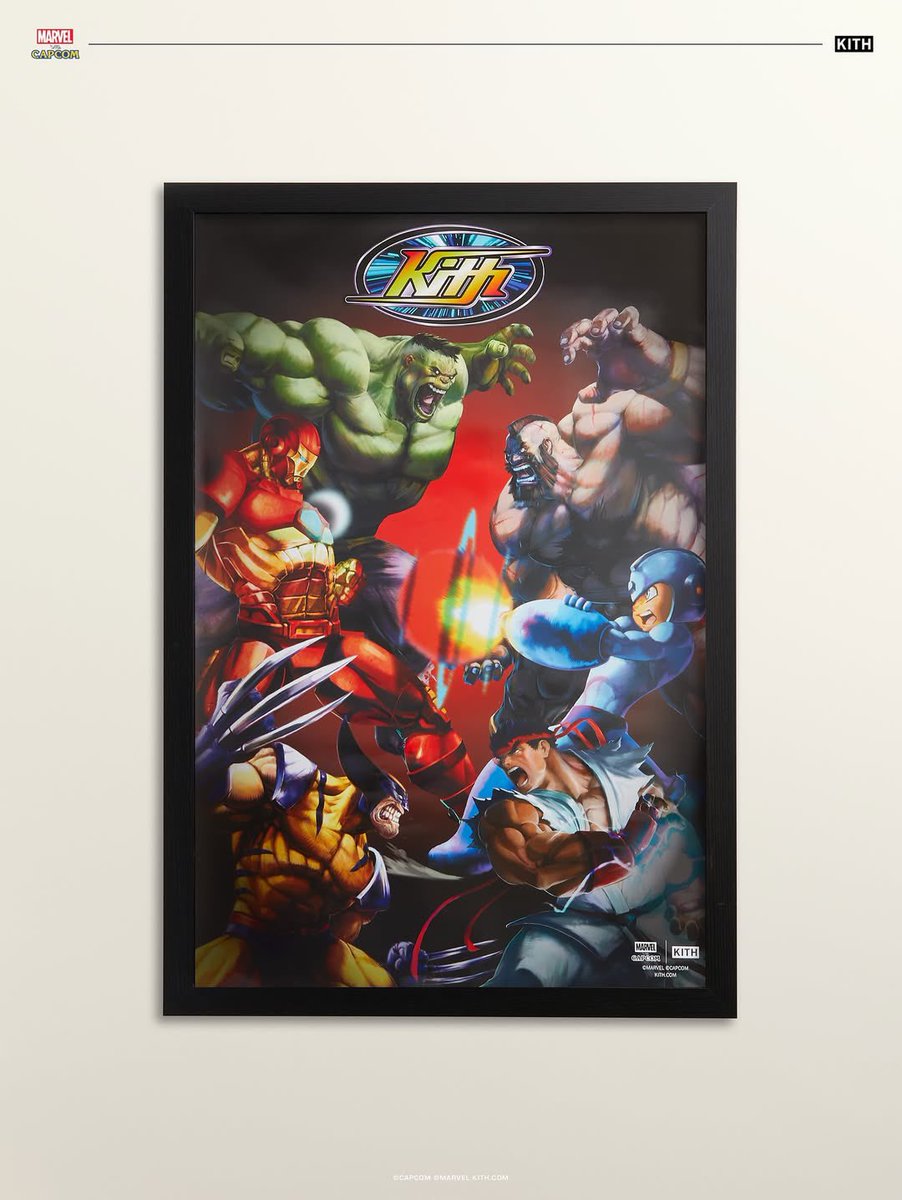 KITH x MARVEL vs. Capcom drops Nov. 14th. Capsule includes figures