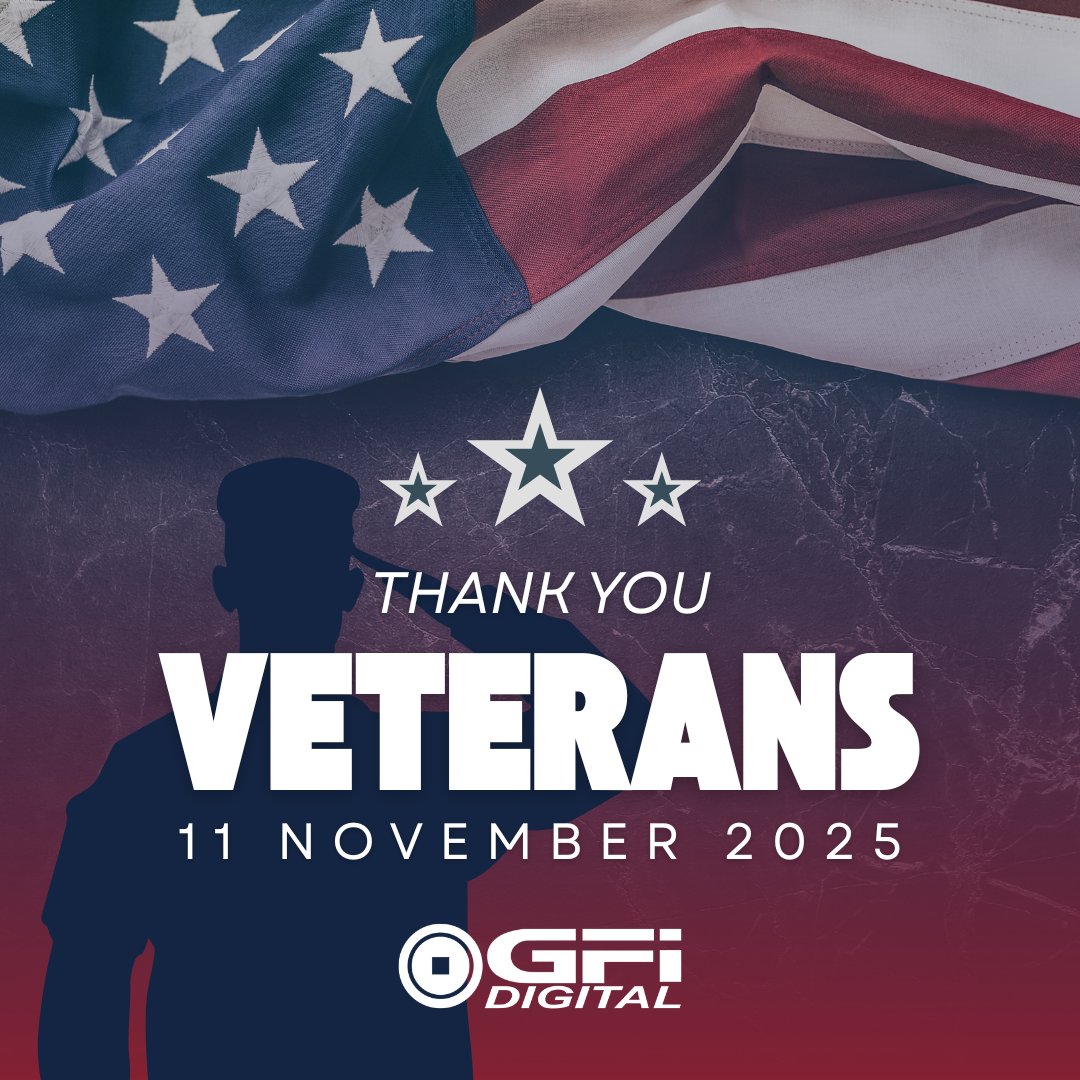 We’re proud to honor all who have served, including the incredible veterans within our GFI Digital family. Thank you for your courage and dedication. 💪❤️ #VeteransDay