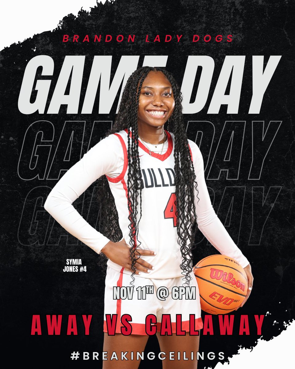 ITS GAMEDAY!!! The Lady Bulldogs are back in action tonight at Callaway at 6:00! Come on out and travel with us and support your Lady Dogs! You don’t want to miss it!! #everyonecantbeadog #UnleashTheDawg #WeComing #BreakingCeilings