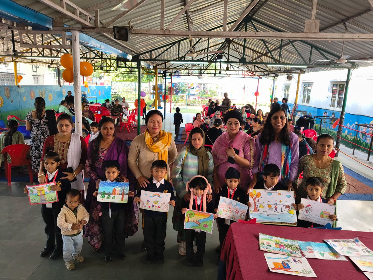 MeerutRam's tweet image. Balvatika 2 celebrated Children’s Day with great enthusiasm at RĀPS. The day was marked by a joyful drawing and colouring activity, where parents and students participated together, expressing their creativity and strengthening the parent-child bond.
#Joyfulbond
#FunActivity
