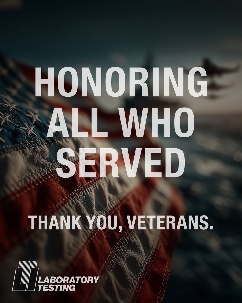 labtesting's tweet image. Honoring all who served with courage and dedication.
Thank you, veterans, especially those in our LTI family.