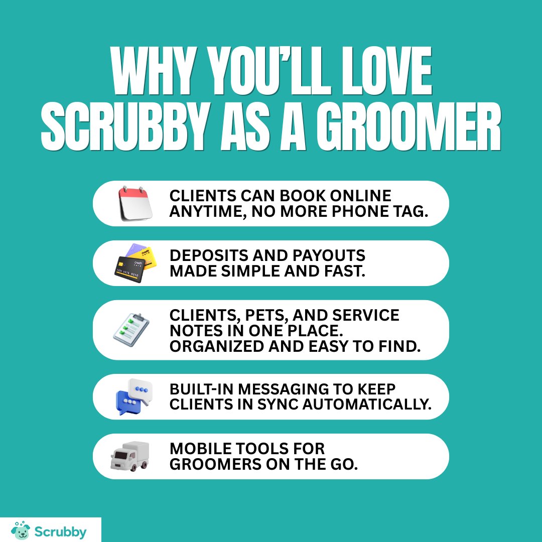 Scrubby — Pet Grooming & Care (@usescrubby) / Posts / X