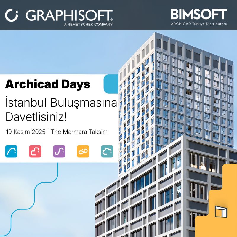 Yılın etkinliğine hazır mısınız ? 
19 Kasım'da Archicad Day'de Buluşalım!

<a href="/ARCHICAD/">Archicad</a> , <a href="/lumion3d/">Lumion</a>  ve <a href="/Bluebeam/">Bluebeam, Inc.</a>  ile geleceğin tasarım deneyimi ve dijital dönüşümüne derinlemesine bakacağımız etkinliğe ücretsiz kaydolun.