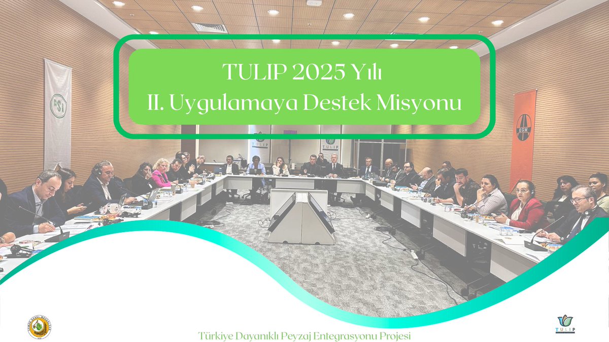 TulipProjesi's tweet photo. 🌷TULIP Projesi’nin 2025 Yılı II. Uygulamaya Destek Misyonu başladı.
Dünya Bankası, SBB, DSİ, TRGM, KGM ve proje paydaşlarının katılımıyla; fiziksel ve finansal ilerleme, çevresel ve sosyal süreçler değerlendiriliyor. https://t.co/E7hkwvb1lt