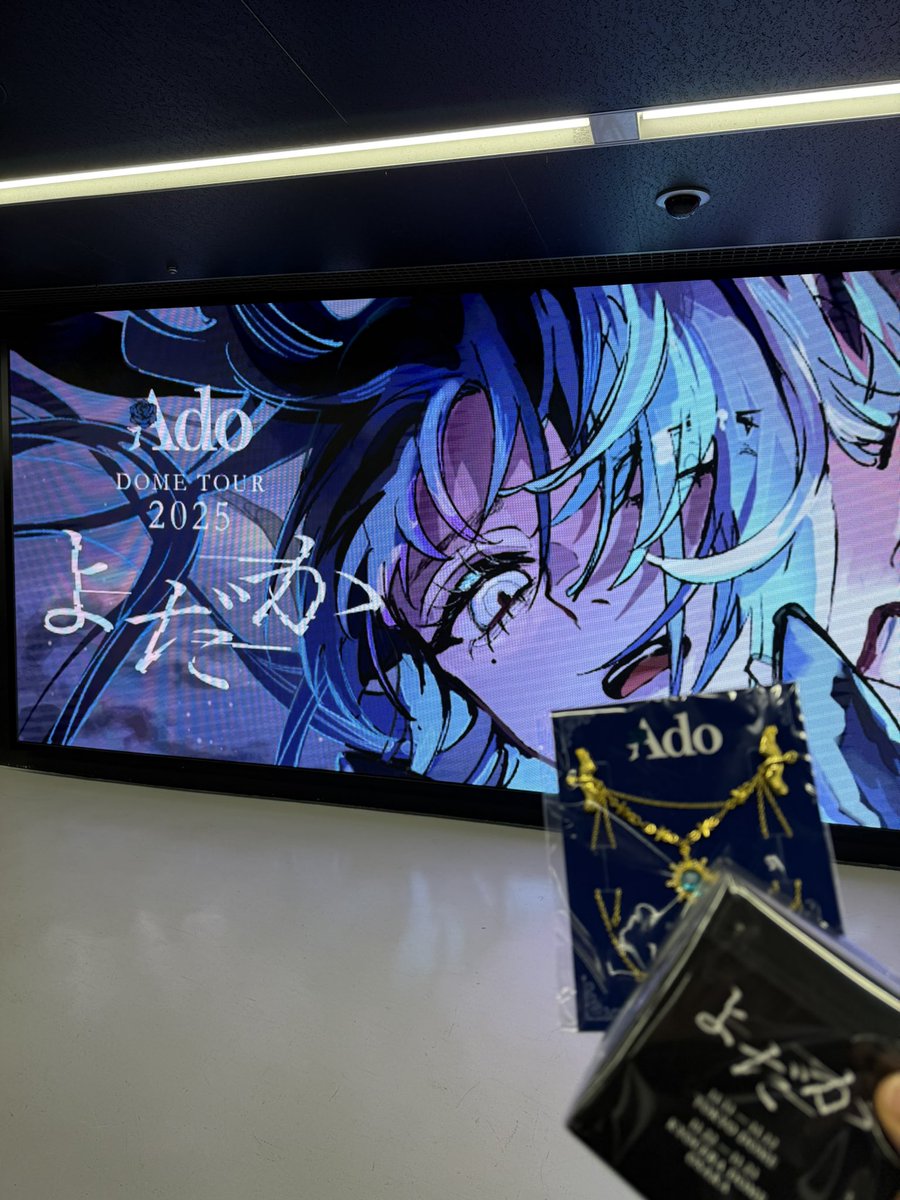 Ado よだか ライブ VIP特典 スノードーム ブローチ 銀テープ(青テープ
