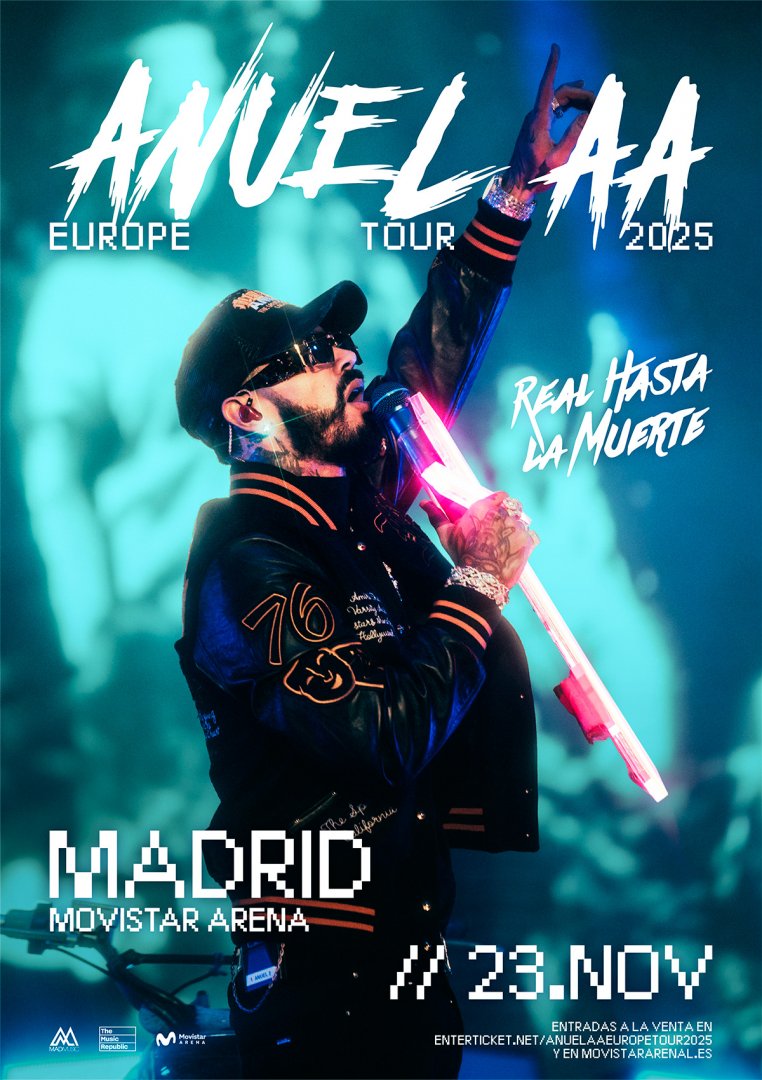 Vendo entrada para el concierto de Anuel en Madrid, para el 23 de noviembre en el Movistar Arena. No dudéis en contactarme por aquí o por Instagram alberhc2002!!