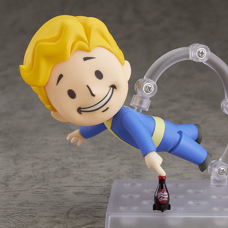 HobbyFigures's tweet photo. From RPG series Fallout comes an officially licensed #Nendoroid action figure of the mascot from the series - Vault Boy!

The figure comes with face plates &amp; accessories.

Available to preorder - https://t.co/TC1To51h4X

#goodsmilecompany #fallout #fallout76 #bethesda #vaultboy https://t.co/fU5SQJNHQL