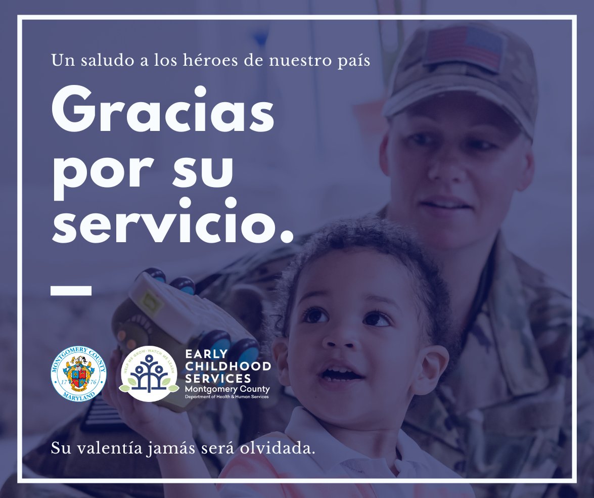 Today and always, we honor all who have served—and the children and families who stand beside them.
#VeteransDay  #EarlyChildhoodServices #ThankYouVeterans #WeSupportMilitaryFamilies