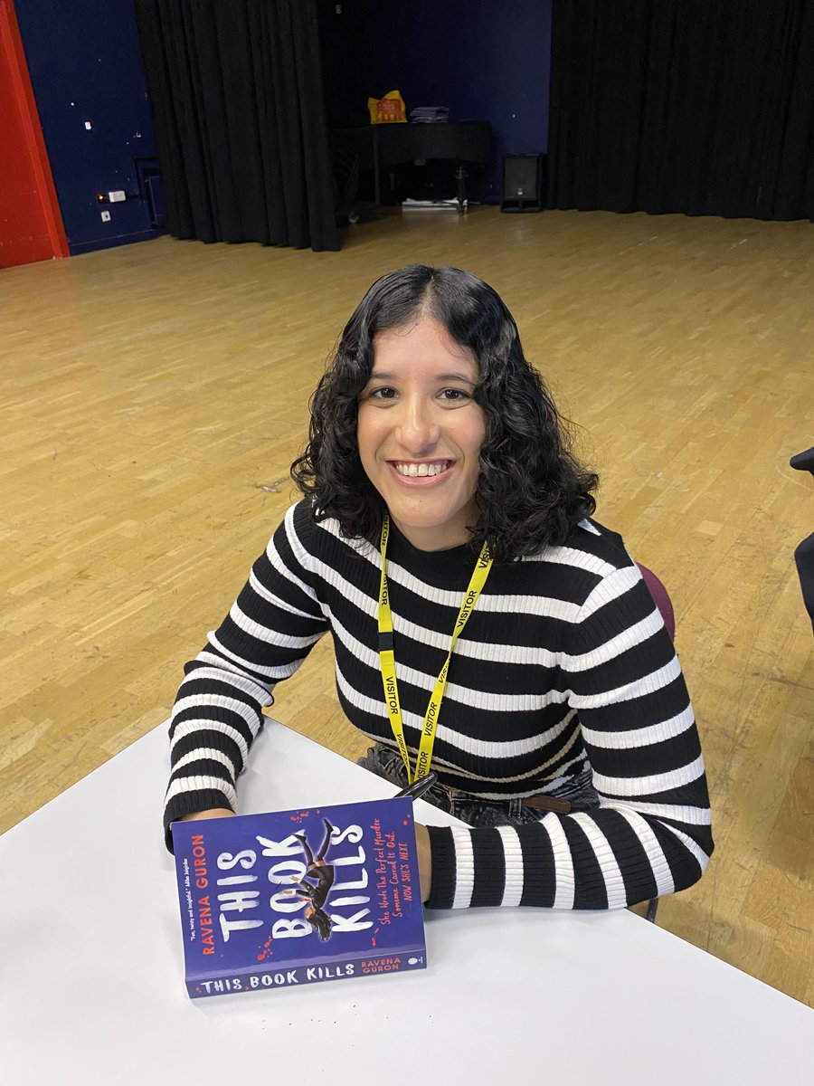 Thank you to the talented <a href="/RavenaGuron/">Ravena Guron</a> for joining us at the Ealing Teen Read 2026 launch this morning!  Ravena gave a fun and insightful talk about her journey into writing and the process of writing a novel. 📚 #ETR26 #readingforpleasure