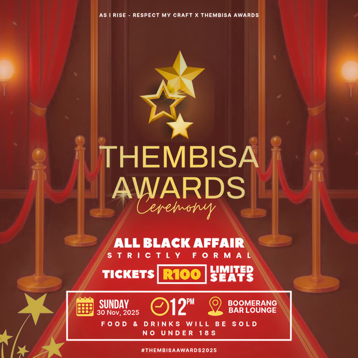 FlackoPR_SA's tweet photo. #Ad Thembisa Awards

We're thrilled to inform you that the wait for the 3rd Annual Thembisa Awards is almost over. It is with great pleasure to officially announce that on the 30th November 2025 we’ll be honouring and celebrating township excellence in class.

#THEMBISAAWARDS2025 https://t.co/vQPmfRhHPA