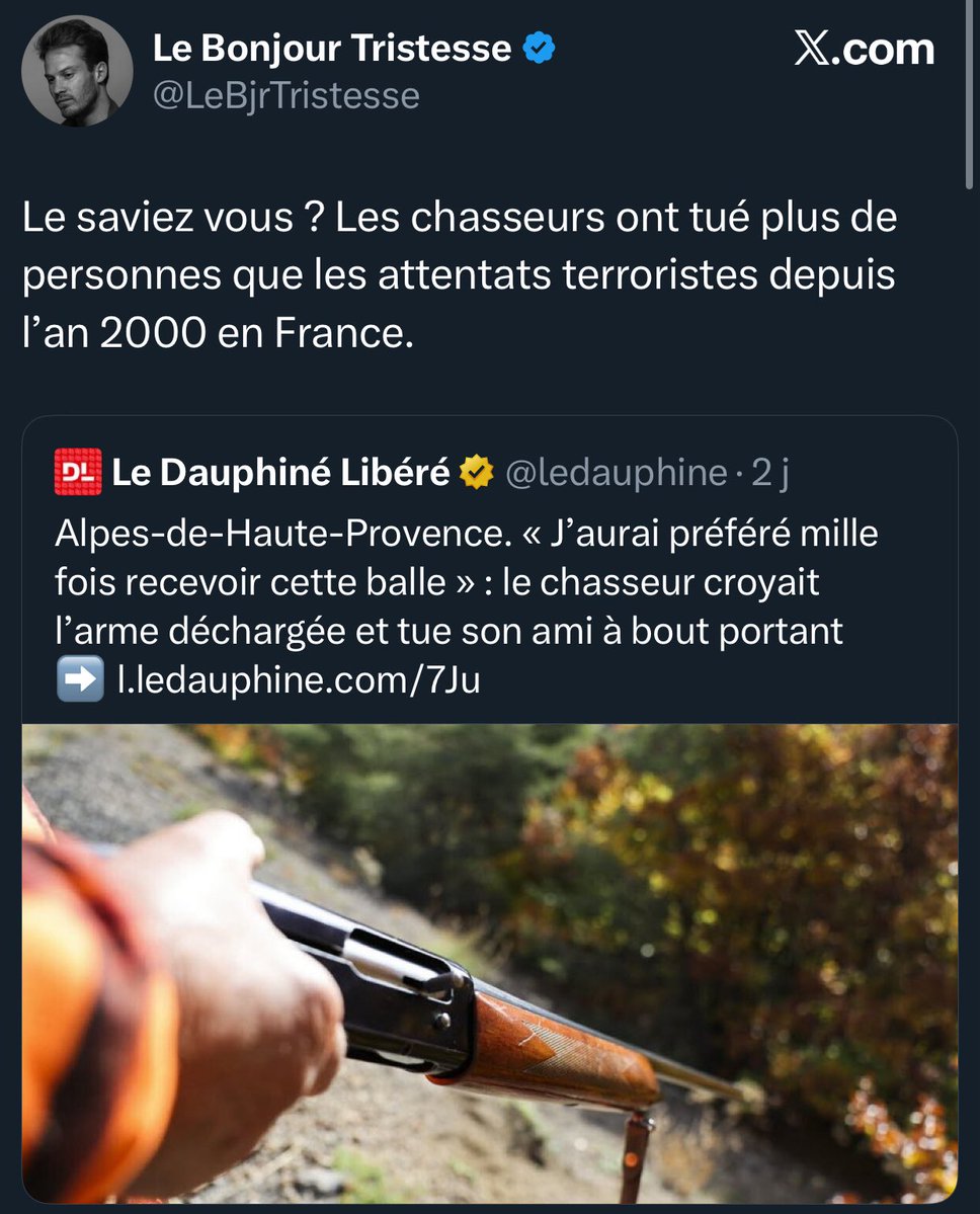 La course à la dégueulasserie est ouverte pour minimiser les attentats islamistes.